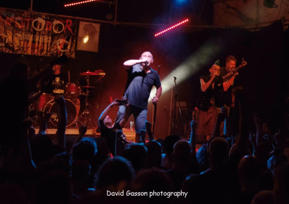 A picture of Fakofbolan in concert taken by David Gasson
