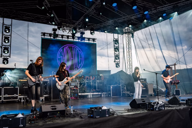 A picture of Sadetica in concert taken by Iuliana Pasca