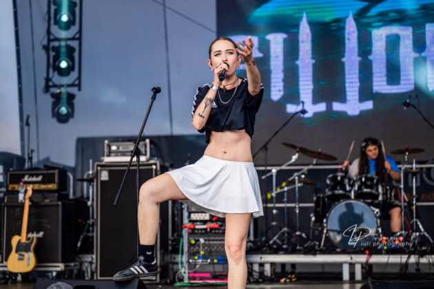A picture of Fittonia in concert taken by Iuliana Pasca