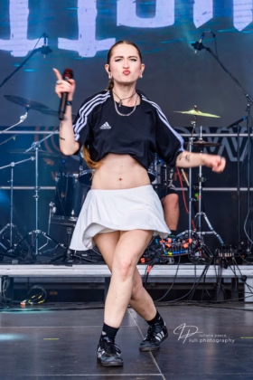 A picture of Fittonia in concert taken by Iuliana Pasca